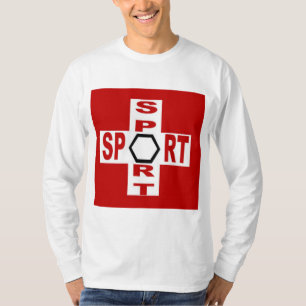 Camiseta T-shirt básico branco DESPORTO SUÍÇA