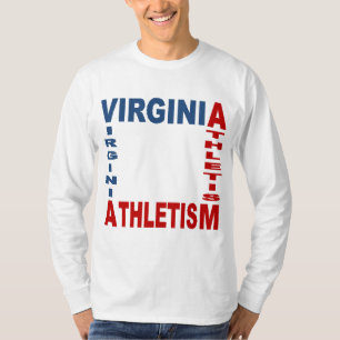 Camiseta T-shirt básico branco VIRGINIA ATHLETISM