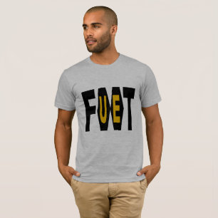 Camiseta T-shirt básico cinzento Desenho FUTEBOL UE