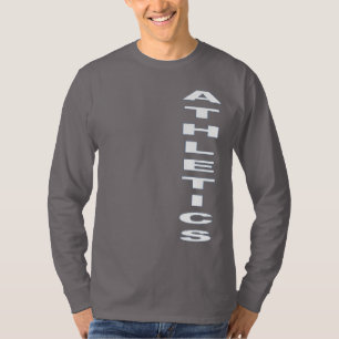 Camiseta T-shirt básico cinzento fumado ATHLETICS