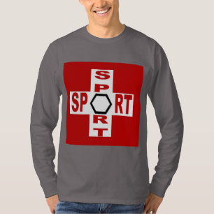 Camiseta T-shirt básico cinzento fumado DESPORTO SUÍÇA