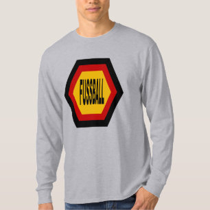 Camiseta T-shirt básico cinzento FUSSBALL ALEMANHA
