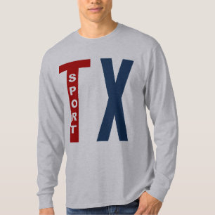 Camiseta T-shirt básico cinzento o TEXAS DESPORTO