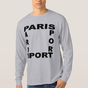 Camiseta T-shirt básico cinzento PARIS DESPORTO