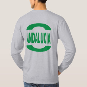 Camiseta T-shirt básico cinzentos costass DESENHO ANDALUZIA