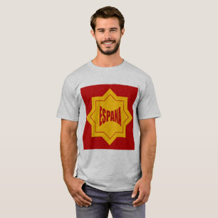 Camiseta T-shirt básico cinzentos homens Desenho ESPANA