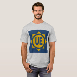 Camiseta T-shirt básico cinzentos homens Desenho UE