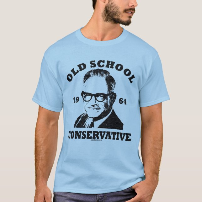 Camiseta T-shirt básico conservador da velha escola de (Frente)