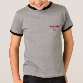 Camiseta T-shirt básico da campainha da ioga da motocicleta