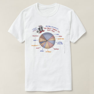 Camiseta T-shirt básico da carta de torta de Moe do