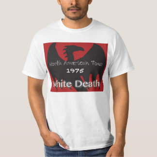 Camiseta T-shirt básico da excursão branca da morte