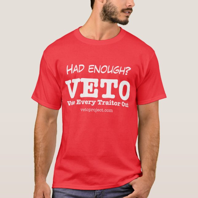 Camiseta T-shirt básico da PROIBIÇÃO - vermelho (Frente)