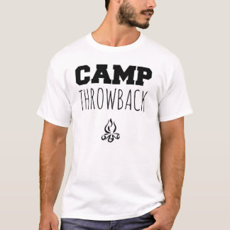 Camiseta T-shirt básico da reminiscência do acampamento