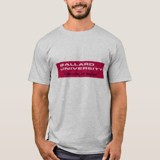 Camiseta T-shirt básico da universidade de Ballard
