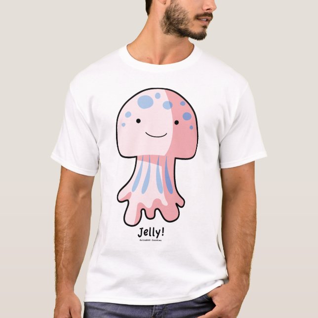 Camiseta T-shirt básico das medusas (Frente)