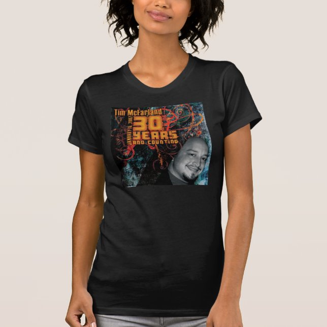 Camiseta T-shirt básico das senhoras (Frente)