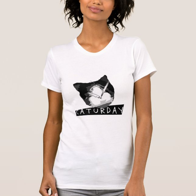 Camiseta T-shirt básico das senhoras (Frente)