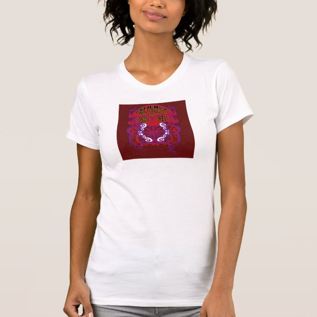Camiseta T-shirt básico das senhoras 2 (Frente)