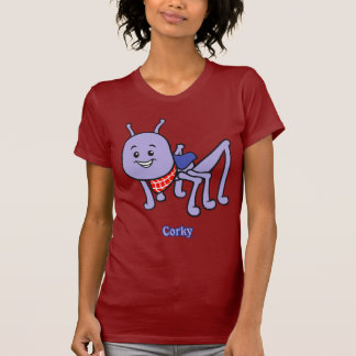 Camiseta T-shirt básico das senhoras Corky