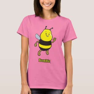 Camiseta T-shirt básico das senhoras de Bumblz