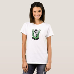 Camiseta T-shirt básico das senhoras de GGMSS
