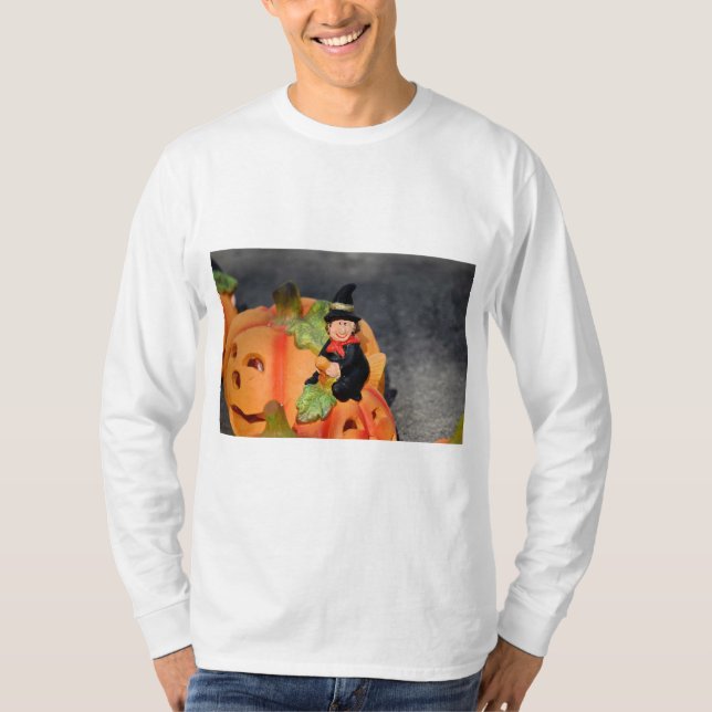 Camiseta T-Shirt Básico de Capa Longa (Frente)