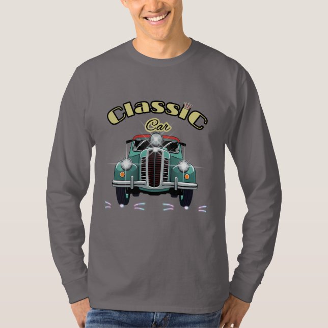 Camiseta T-Shirt Básico de Capa Longa (Frente)