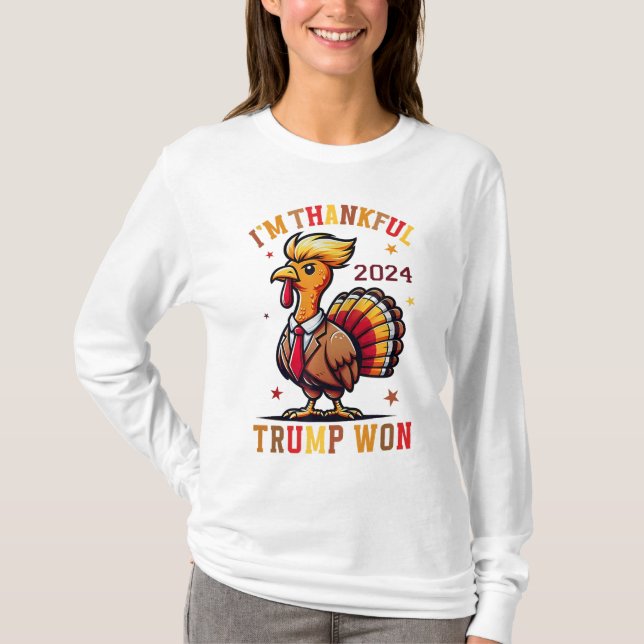 Camiseta T-Shirt Básico de Capa Longa (Frente)