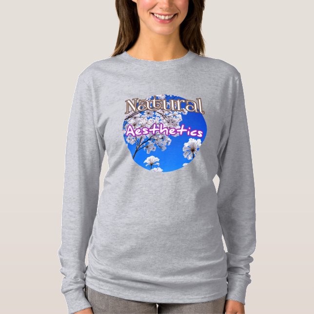 Camiseta T-Shirt Básico de Capa Longa (Frente)