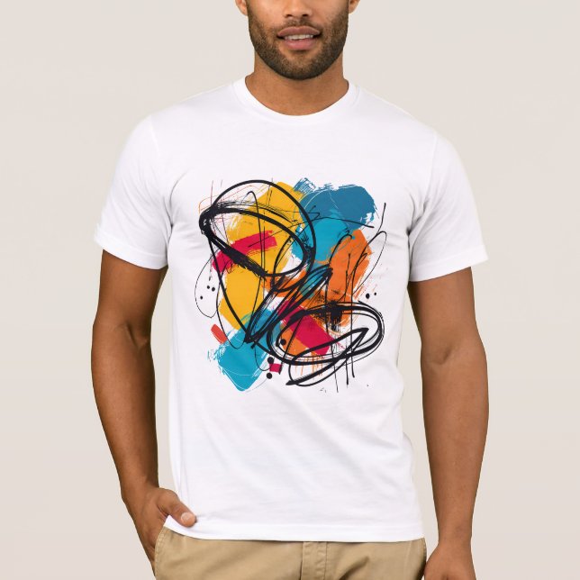 Camiseta T-Shirt Básico de Capa Longa (Frente)