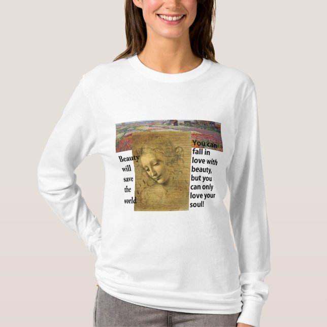 Camiseta T-Shirt Básico de Capa Longa (Frente)