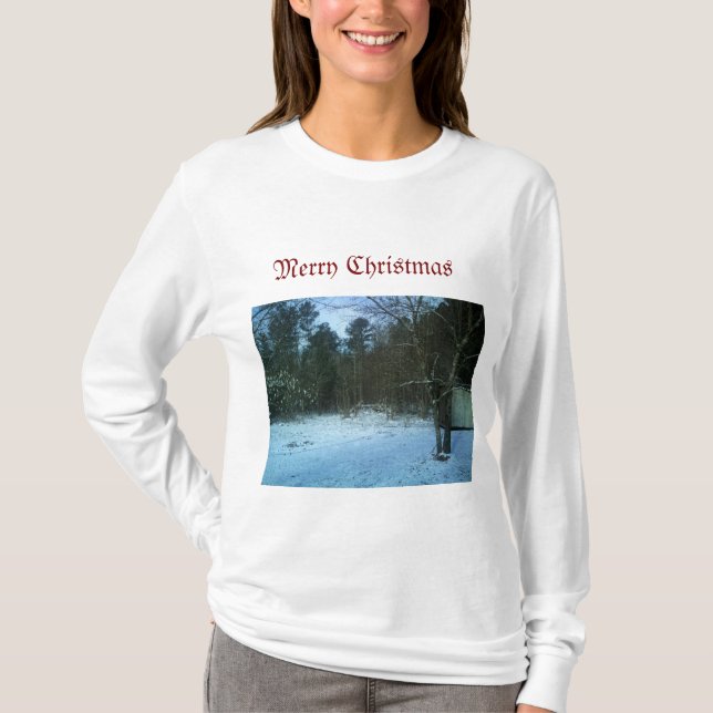 Camiseta T-Shirt Básico de Capa Longa (Frente)