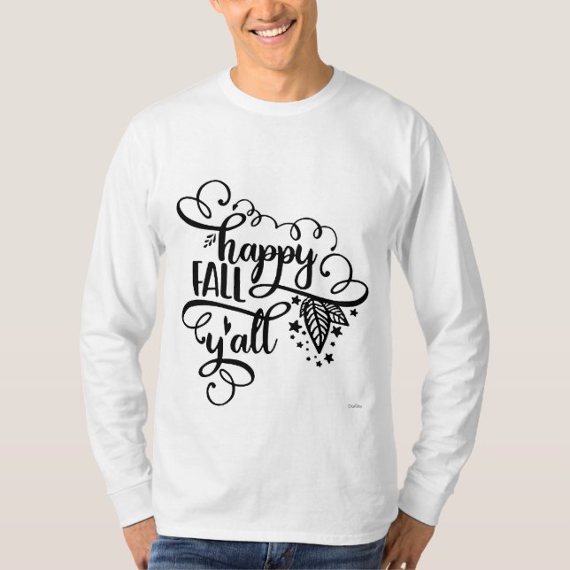 Camiseta T-Shirt Básico de Capa Longa (Frente)