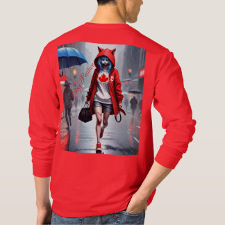 Camiseta T-Shirt Básico de Capa Longa