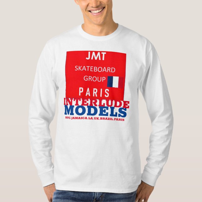 Camiseta T-Shirt Básico de Capa Longa Básica MODELOS DE INT (Frente)