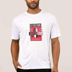 Camiseta T-shirt básico do aniversário de KPFK 55th