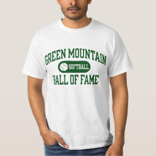 Camiseta T-shirt básico do corredor da fama verde do
