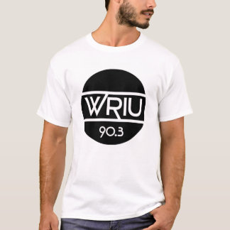 Camiseta T-shirt básico do logotipo de WRIU (branco)