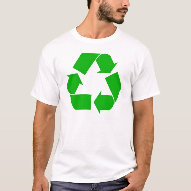 Camiseta T-shirt básico do reciclar (Frente)