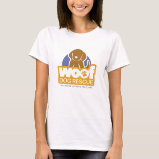 Camiseta T-shirt básico do WOOF das mulheres