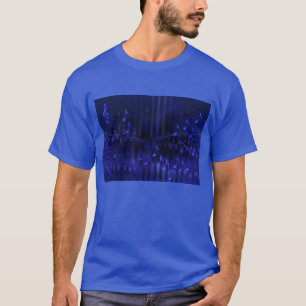 Camiseta T-shirt básico dos azuis marinhos dos homens -