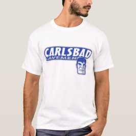 Camiseta T-shirt básico dos homens das cavernas de Carlsbad