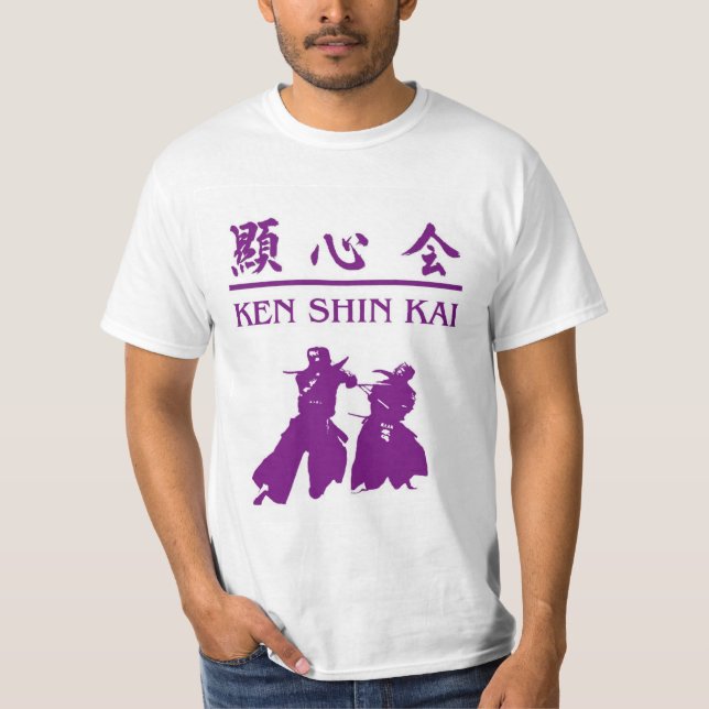 Camiseta T-shirt básico dos homens do clube de Kenshinkai (Frente)