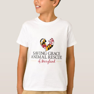 Camiseta T-shirt básico dos miúdos da tábua de salvaçã