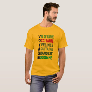 Camiseta T-shirt básico dourado VIAJA