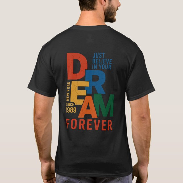 Camiseta T-Shirt Básico Escuro (Verso)