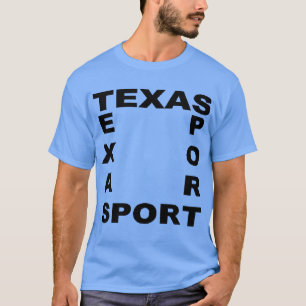 Camiseta T-shirt básico escuro azul DESENHO TEXAS DESPORTO