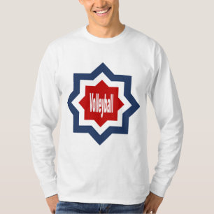 Camiseta T-shirt básico mangas longas DESENHO VOLEIBOL