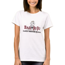 T-shirt básico mau do JuJu das mulheres