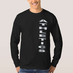 Camiseta T-shirt básico preto ATHLETICS